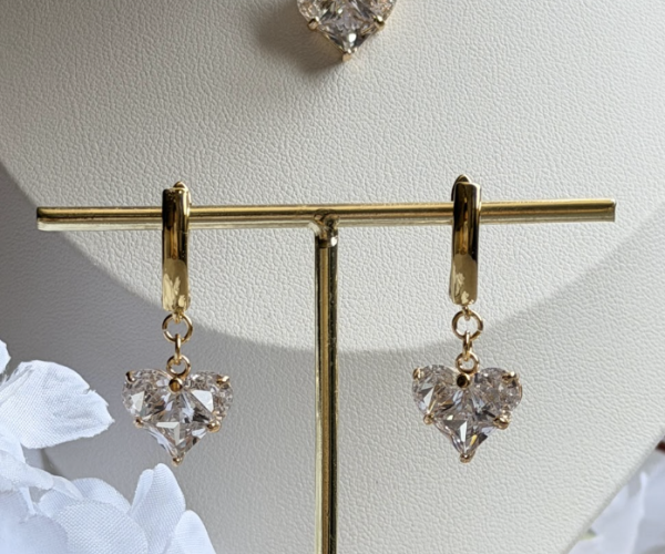 Серьги Diamond Heart